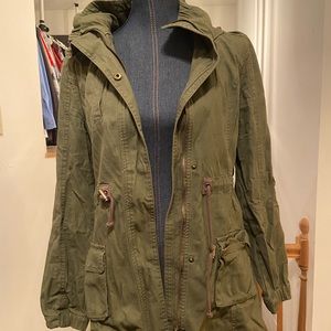 Dark Green Utility Jacket - Cotton On